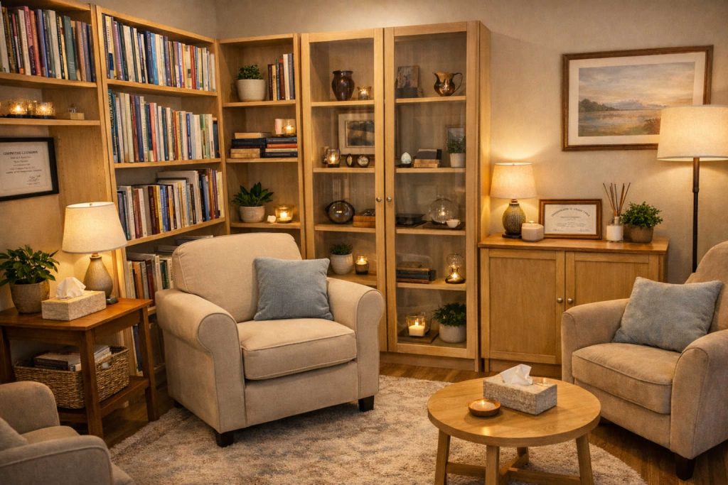 Lycia's therapy room